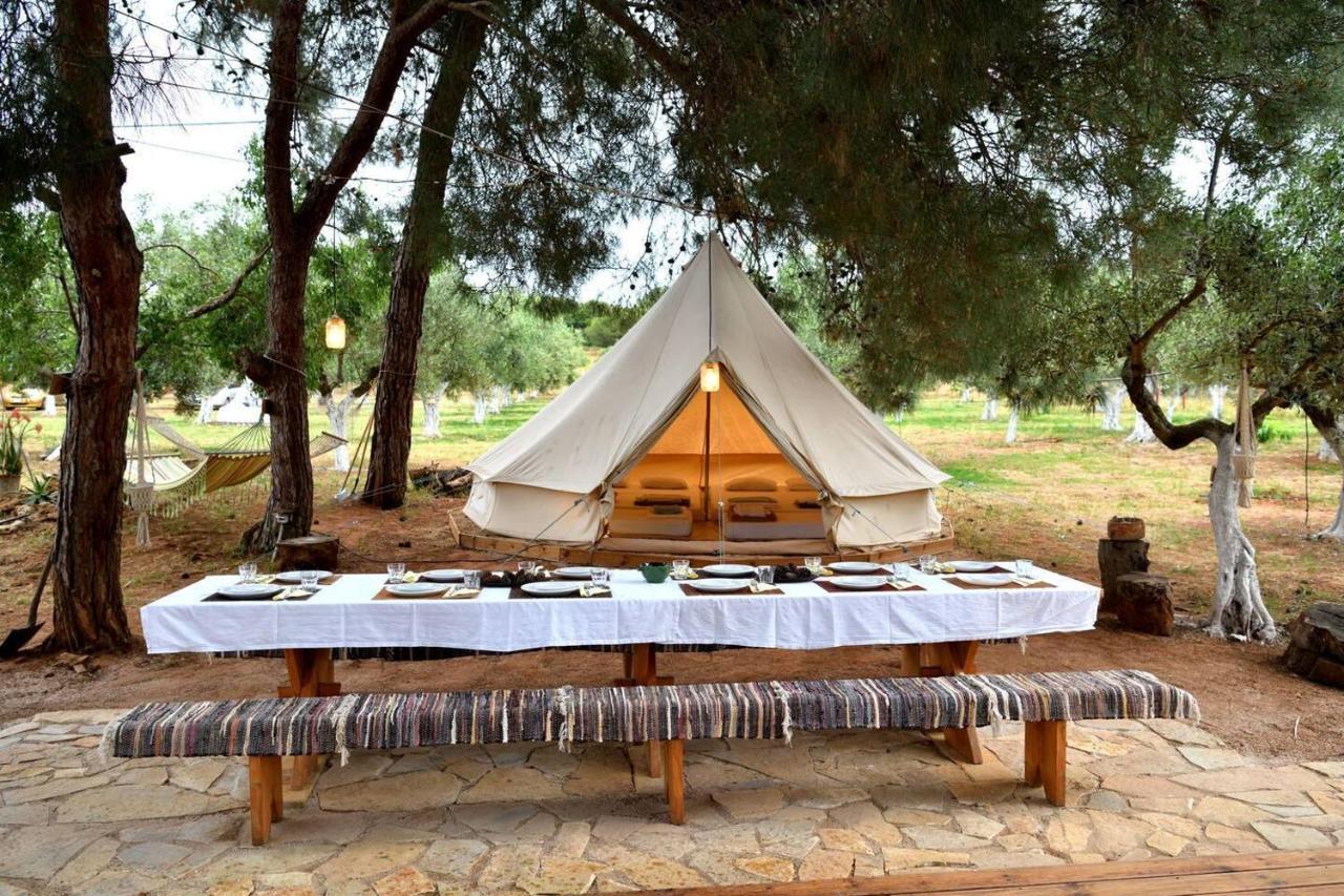Willa Glamping At A Lovely Tent In Skiaxtro- Marathópolis Zewnętrze zdjęcie